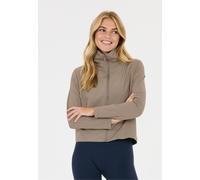 Outdoorjacke ATHLECIA "Aiana", Damen, Gr. 46, hellbraun, 100% Polyester, unifarben, normal, hoch geschlossener Ausschnitt, Jacken Outdoorjacke, in atmungsaktiver Stretch-Qualität (51732837-46) hellbra