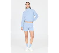 Outdoorjacke ATHLECIA "Sharma", Damen, Gr. 44, blau (hellblau), 90% Polyamid, 10% Elasthan, unifarben, normal, hoch geschlossener Ausschnitt, Jacken Outdoorjacke, aus atmungsaktivem Material (90923538