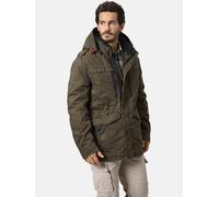 Outdoorjacke BABISTA "Jacke LUCIVESTO", Herren, Gr. 48, grün (oliv), Obermaterial: 100% Baumwolle CO., regular fit, Jacken Outdoorjacke, im Used-Look (64107952-48) oliv