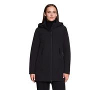 Outdoorjacke BETTY BARCLAY, Damen, Gr. 38, schwarz, Web, Obermaterial: 88% Polyester, 12% Elasthan, unifarben, regular fit lang, Jacken Outdoorjacke, Winddicht, wasserabweisend & atmungsaktiv (3416255