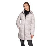 Outdoorjacke BETTY BARCLAY "Damen mit abnehmbarer Kapuze", Damen, Gr. 38, silber (silber cloud), Obermaterial: 88% Polyester, 12% Polyamid; Futter: 100% Polyester; Füllung: 100% Polyester, tailliert,