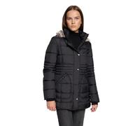 Outdoorjacke BETTY BARCLAY "Damen mit abnehmbarer Kapuze", Damen, Gr. 40, schwarz, Obermaterial: 88% Polyester, 12% Polyamid; Futter: 100% Polyester; Füllung: 100% Polyester, tailliert, Jacken Outdoor