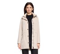 Outdoorjacke BETTY BARCLAY "Damen mit abnehmbarer Kapuze", Gr. 42, beige, Obermaterial: 88% Polyester, 12% Elasthan; Besatz: 100% Polyamid; Futter: 100% Polyester, tailliert, Jacken Outdoorjacke (6045