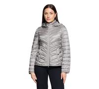 Outdoorjacke BETTY BARCLAY "Damen mit abnehmbarer Kapuze", Damen, Gr. 44, hellgrau, Obermaterial: 100% Polyamid; Füllung: 100% Polyester, tailliert, Jacken Outdoorjacke (88511053-44) hellgrau
