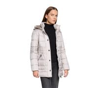 Betty Barclay Damen Outdoorjacke mit Abnehmbarer Kapuze 44, Silver Cloud