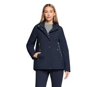 Outdoorjacke BETTY BARCLAY "Damen mit Kapuze", Damen, Gr. 36, dunkelblau, Obermaterial: 100% Polyester; Besatz: 100% Polyamid; Futter: 100% Polyester; Füllung: 100% Polyester, A-Linie, Jacken Outdoorj