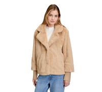 Outdoorjacke BETTY BARCLAY "Damen Outdoorjacke mit Plüsch", Damen, Gr. 40, beige, Plüsch, Obermaterial: 100% Polyester. Besatz: 100% Polyester. Futter: 55% Viskose, 45% Polyester., lässig geschnitten,