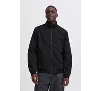 Outdoorjacke BLEND "BHEFI", Herren, Gr. 3XL, schwarz, 100% Polyester, unifarben, Basic, normal normal, ohne Ausschnitt, Rippbündchen, Jacken Outdoorjacke, Klassische Bomberjacke mit Stehkragen (241130