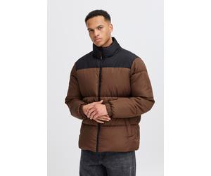Outdoorjacke BLEND "BHELWIN colorblock jacket", Herren, Gr. XL, braun (chicory coffee), Web, Obermaterial: 100% Polyester, colorblocking, regular fit normal, Rippbündchen, Jacken Outdoorjacke (3002552
