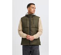 Outdoorjacke BLEND "BHELWIN vest w. jersey hood", Herren, Gr. XXL, forest night, Web, Obermaterial: 100% Polyester, unifarben, regular fit normal, Jacken (58077417-XXL) forest night