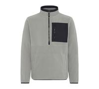 Cardigan BLEND "BHFloren", Damen, Gr. 3XL, ultimate gray, Fleece, 100% Polyester, unifarben, regular fit, Bündchen, Strickjacken, Gemütliche Fleecejacke (43906905-XXXL) ultimate gray