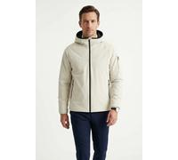 Outdoorjacke BOSS GREEN, Herren, Gr. 3XL, beige (light beige272), Web, Obermaterial: 100% Polyamid, unifarben, regular fit normal, hoch geschlossener Ausschnitt, elastischer Bund, Jacken Outdoorjacke,
