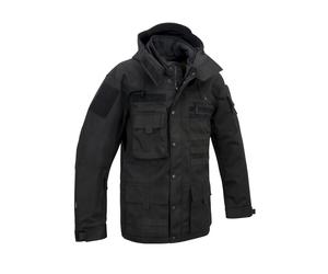 Outdoorjacke BRANDIT "Brandit Herren Performance Outdoorjacket", Herren, Gr. 3XL, schwarz, 100% Polyester, mehrfarbig, normal, ohne Ausschnitt, Jacken Outdoorjacke (45329314-XXXL) schwarz