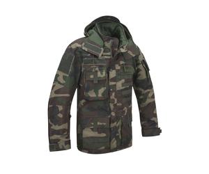 Outdoorjacke BRANDIT "Brandit Herren Performance Outdoorjacket", Herren, Gr. 3XL, woodland, 100% Polyester, mehrfarbig, normal, ohne Ausschnitt, Jacken Outdoorjacke (61086028-XXXL) woodland