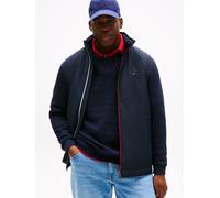Outdoorjacke "BT-MIX MEDIA HARRINGTON-B", Herren, Gr. 3XL, blau (desert sky), Web, Obermaterial: 72% Baumwolle, 28% Polyester, TOMMY HILFIGER BIG & TALL, unifarben, regular fit normal, Rundhals, einge