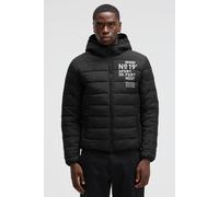 Outdoorjacke CAMP DAVID, Damen, Gr. 3XL, schwarz, Material: 100% Polyester, Futter: 100% Polyester, Füllung: 100% Polyester, bedruckt, bestickt, regular fit normal, eingesetzt elastischer Bund, Jacken