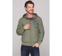 Outdoorjacke CAMP DAVID, Damen, Gr. 4XL, grün, Material: 100% Baumwolle, Futter: 100% Polyester, bestickt, regular fit normal, eingesetzt Rippbündchen, Jacken Outdoorjacke, mit Ärmeltasche (89386854-4