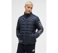 Outdoorjacke CAMP DAVID, Gr. XL, blau, Material: 100% Polyester, Futter: 100% Polyester, Füllung: 100% Polyester, bedruckt, bestickt, regular fit normal, eingesetzt elastischer Bund, Jacken Outdoorjac