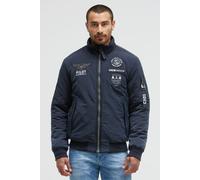 Outdoorjacke CAMP DAVID, Gr. XXL, blau, Material Oberstoff: 85% Polyester, 15% Polyamid, Futter Rumpf: 100% Polyamid, Futter Ärmel: 100% Polyester, Wattierung: 100% Polyester, bedruckt, bestickt, regu