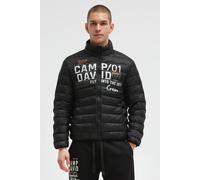 Outdoorjacke CAMP DAVID, Herren, Gr. 3XL, schwarz, Material: 100% Polyamid, Futter: 100% Polyester, Füllung: 100% Polyester, bedruckt, bestickt, regular fit normal, eingesetzt elastischer Bund, Jacken