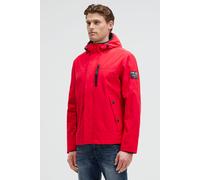 Outdoorjacke CAMP DAVID, Herren, Gr. 3XL, summer rot, Web, Material Oberstoff: 55% Baumwolle, 45% Polyamid, Futter Ärmel: 100% Polyamid, Futter Rumpf: 100% Polyester, unifarben, regular fit normal, ei
