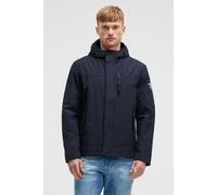 Outdoorjacke CAMP DAVID, Herren, Gr. 4XL, blau, Web, Material Oberstoff: 55% Baumwolle, 45% Polyamid, Futter Ärmel: 100% Polyamid, Futter Rumpf: 100% Polyester, unifarben, regular fit normal, eingeset