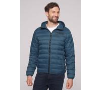 Outdoorjacke CAMP DAVID, Herren, Gr. L, blau, Material: 100% Polyamid, Futter: 100% Polyester, Füllung: 100% Polyester, bedruckt, bestickt, casual, lässig geschnitten normal, Langarm eingesetzt elasti
