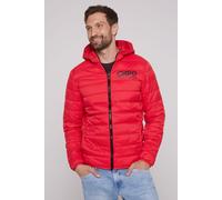 Outdoorjacke CAMP DAVID, Herren, Gr. L, rot, Steppware, Material: 100% Polyamid, Futter: 100% Polyester, Füllung: 100% Polyester, bedruckt, bestickt, slim fit normal, eingesetzt elastischer Bund, Jack