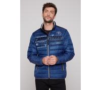 Outdoorjacke CAMP DAVID, Herren, Gr. S, blau, Oberstoff: 100% Polyester, Futter: 100% Polyester, Füllung: 100% Polyester, bedruckt, bestickt, casual, lässig geschnitten normal, Langarm eingesetzt elas
