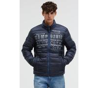 Camp David Herren Steppjacke mit Logo Prints Blue Navy, Xxl