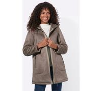 Outdoorjacke CASUAL LOOKS, Damen, Gr. 38, beige (taupe), 100% Polyester, unifarben, Jacken Outdoorjacke (62514232-38) taupe