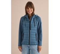 Outdoorjacke CECIL, Damen, Gr. M (40), mountain air blau, Stoff, Obermaterial 1: 67% Polyester, 27% Viskose, 6% Elasthan. Obermaterial 2: 100% Polyester. Füllung: 100% Polyester, unifarben, normal nor