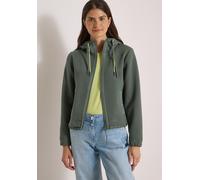 Outdoorjacke CECIL, Damen, Gr. XL (44), dried olive grün, Stoff, Obermaterial: 62% Polyester, 33% Baumwolle, 5% Elasthan. Obermaterial 2: 100% Polyester, unifarben, comfort fit normal, ohne Ausschnitt