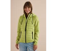 Outdoorjacke CECIL, Damen, Gr. XL (44), iced lime, Stoff, Obermaterial 1: 67% Polyester, 27% Viskose, 6% Elasthan. Obermaterial 2: 100% Polyester. Füllung: 100% Polyester, unifarben, normal normal, oh