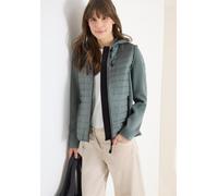 Outdoorjacke CECIL, Gr. XS (36), kelp grün, Web, Obermaterial: 100% Polyester. Wattierung: 100% Polyester, unifarben, regular fit normal, Jacken Outdoorjacke, mit Kapuze (56259813-XS) kelp grün