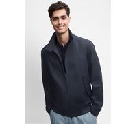 Outdoorjacke CINQUE "CIMADOX", Herren, Gr. L, blau (dunkelblau), Web, Obermaterial: 97% Baumwolle, 3% Elasthan, unifarben, regular fit, Manschette, Jacken Outdoorjacke, mit Stehkragen (64382837-L)