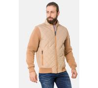 Outdoorjacke CIPO & BAXX "Jacke", Herren, Gr. XL, beige, Stoff, 70% Baumwolle, 30% Polyester, gemustert, regular fit normal, Manschette, Jacken Outdoorjacke, mit Sweatärmeln (33778849-XL) beige