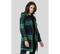 Outdoorjacke CIPO & BAXX "Jacken", Herren, Gr. XL, grün, 50% Polyacryl, 40% Baumwolle, 10% Polyester, kariert, regular fit normal, Jacken Outdoorjacke, im schicken Karo-Design (18410916-XL) grün