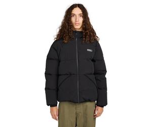 Outdoorjacke ELEMENT "Hooded Puffer", Herren, Gr. M, schwarz (flint schwarz), Obermaterial: 100% Nylon., Jacken Outdoorjacke (56248156-M) flint schwarz