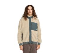 Outdoorjacke ELEMENT "Oak Sherpa", Herren, Gr. XS, beige (oat milk), Obermaterial: 100% Polyester., Jacken Outdoorjacke (20041351-XS) oat milk