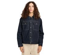 Outdoorjacke ELEMENT "Trucker Denim", Herren, Gr. M, dunkelblau rinse, Obermaterial: 100% Walkfrottier;, Jacken Outdoorjacke (23382441-M) dunkelblau rinse