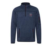 Outdoorjacke FQ1924 "Troyer FQBirk", Herren, Gr. M, blau (navy blazer melange), Obermaterial: 100% Polyester PES., Pullover Outdoorjacke (17438169-M) navy blazer melange