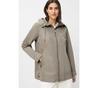 Outdoorjacke FUCHS SCHMITT "Cityjacke", Damen, Gr. 46, beige (taupe), Web, Obermaterial: 100% Polyester, unifarben, regular fit hüftbedeckend, angesetztes Bündchen, Jacken Outdoorjacke, Übergangsjacke
