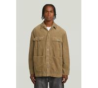 Outdoorjacke G-STAR "Chore Jacke", Herren, Gr. M, beige (sahara), Obermaterial: 100% Baumwolle, Jacken Outdoorjacke (66175910-M) sahara