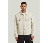 Outdoorjacke G-STAR "Dakota Jacke", Herren, Gr. L, beached faded vivianite grau, Obermaterial: 95% Baumwolle, 5% Baumwolle, Jacken Outdoorjacke (26206442-L) beached faded vivianite grau