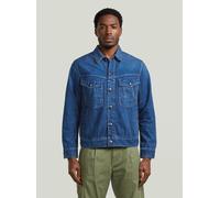 Outdoorjacke G-STAR "Dakota Jacke", Herren, Gr. S, antique indigo gd, Obermaterial: 100% Baumwolle, Jacken Outdoorjacke (12963952-S) antique indigo gd