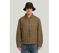 Outdoorjacke G-STAR "Duty Canvas Trucker Jacke", Damen, Gr. L, desert palm, Obermaterial: 100% Baumwolle, Jacken Outdoorjacke (16303655-L) desert palm