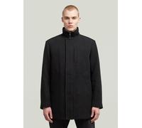 Outdoorjacke G-STAR "Garber Wool Trench", Damen, Gr. XL, dk schwarz, Obermaterial: 51% Wolle, 33% Polyester, 11% Acrylglas, 4% Polyamid, 1% Baumwolle, Jacken Outdoorjacke (45612142-XL) dk schwarz