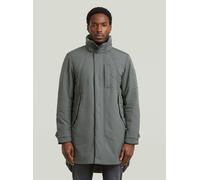 Outdoorjacke G-STAR "Utility Lightweight Steppmantel", Herren, Gr. M, gs grau, Obermaterial: 54% Elastomultiester, 46% Polyester, Jacken Outdoorjacke (85551308-M) gs grau