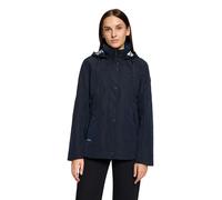 Outdoorjacke GIL BRET, Damen, Gr. 40, blau (schwarz navy), Web, Obermaterial: 100% Polyester, unifarben, regular fit normal, ohne Ausschnitt, Jacken Outdoorjacke, mit Kapuze (30183800-40) schwarz navy